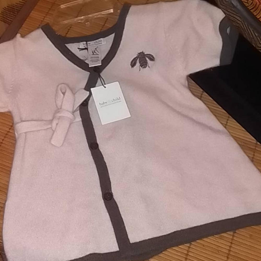 {$8 BUNDLED} New BABY & CHILD Pink Brown Top